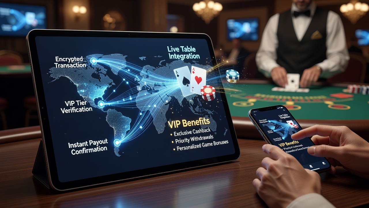 Mobile Live-Tischspiele mit verschlüsselten Zahlungsflüssen